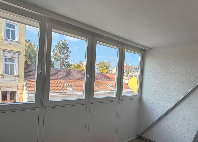 Karl-Kraus-Gasse 10 – Loggia, vollständig verglast – ganzjährig nutzbarer Wohnraum